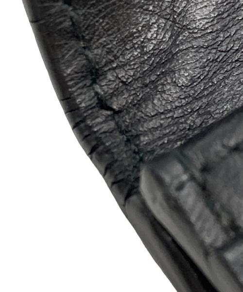 BOTTEGA VENETA（ボッテガベネタ）BOTTEGA VENETA (ボッテガベネタ) イントレチャートカードケース ブラックの古着・服飾アイテム