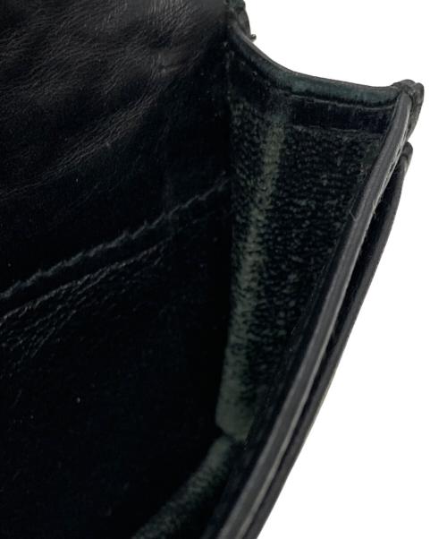 BOTTEGA VENETA（ボッテガベネタ）BOTTEGA VENETA (ボッテガベネタ) イントレチャートカードケース ブラックの古着・服飾アイテム