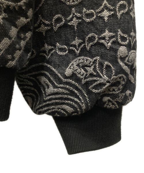 SUPREME（シュプリーム）Supreme (シュプリーム) Bandana Jacquard Denim Hooded Work Jacket ブラック サイズ:Mの古着・服飾アイテム