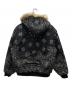 Supreme (シュプリーム) Bandana Jacquard Denim Hooded Work Jacket ブラック サイズ:M：70000円