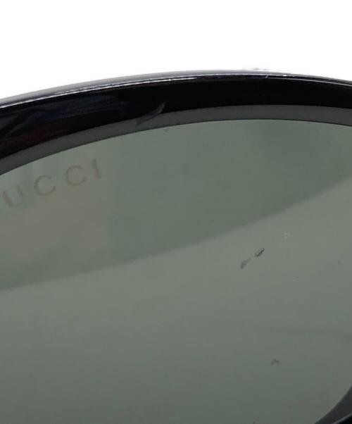 GUCCI（グッチ）GUCCI (グッチ) オーバル サングラス ブラック サイズ:56口18-140の古着・服飾アイテム
