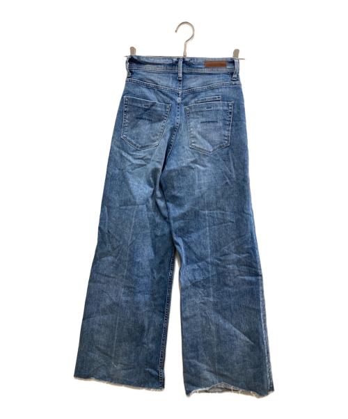 YANUK（ヤヌーク）YANUK (ヤヌーク) ワイドフレア デニムパンツ インディゴ サイズ:W23の古着・服飾アイテム