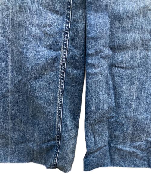 YANUK（ヤヌーク）YANUK (ヤヌーク) ワイドフレア デニムパンツ インディゴ サイズ:W23の古着・服飾アイテム