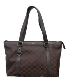 GUCCI（グッチ）の古着「GGキャンバストートバッグ」｜ブラウン