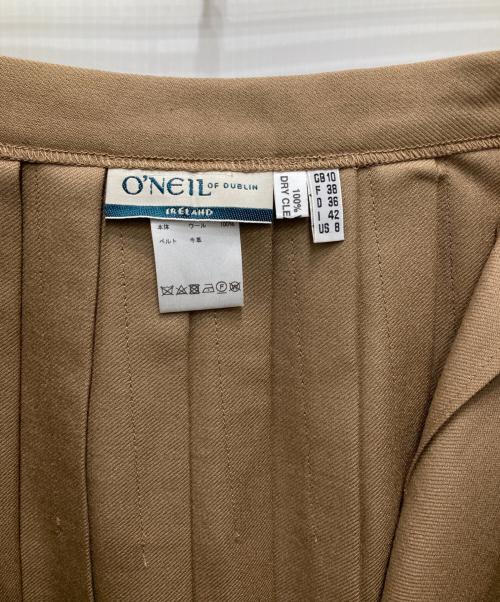 O'NEIL OF DUBLIN（オニールオブダブリン）O'NEIL OF DUBLIN (オニールオブダブリン) ラップスカート ベージュ サイズ:US8の古着・服飾アイテム