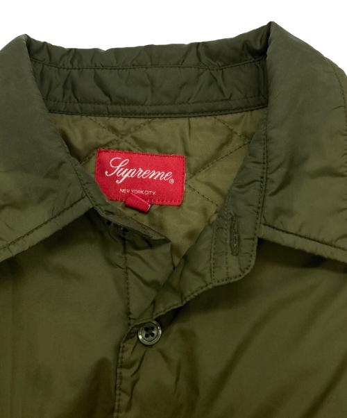 SUPREME（シュプリーム）Supreme (シュプリーム) 22AW Nylon Filled Shirt グリーン サイズ:Sの古着・服飾アイテム
