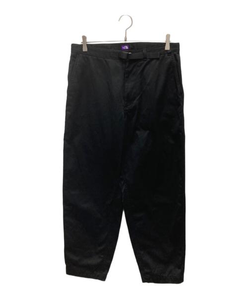 THE NORTHFACE PURPLELABEL（ザ・ノースフェイス パープルレーベル）THE NORTHFACE PURPLELABEL (ザ・ノースフェイス パープルレーベル) Chino Wide Tapered Field Pants/チノ ワイド テーパード フィールド パンツ ブラック サイズ:32の古着・服飾アイテム