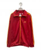 adidasアディダス）の古着「ベッケンバウアートラックジャケット」｜レッド