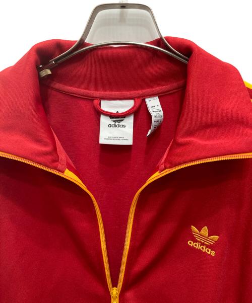 adidas（アディダス）adidas (アディダス) ベッケンバウアートラックジャケット レッド サイズ:XXLの古着・服飾アイテム