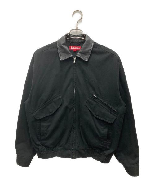 SUPREME（シュプリーム）Supreme (シュプリーム) 23FW Leather Collar Utility Jacket ブラック サイズ:Sの古着・服飾アイテム