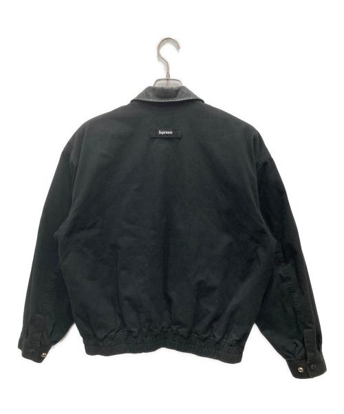 SUPREME（シュプリーム）Supreme (シュプリーム) 23FW Leather Collar Utility Jacket ブラック サイズ:Sの古着・服飾アイテム