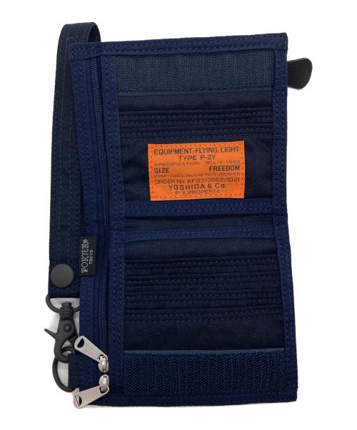 PORTER（ポーター）PORTER (ポーター) FLYING ACE WALLET ネイビーの古着・服飾アイテム