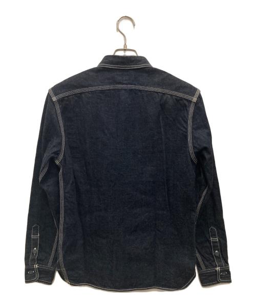 EIGHT G（エイトジー）EIGHT G (エイトジー) denim work shirt/デニム・ワーク・シャツ インディゴ サイズ:Mの古着・服飾アイテム