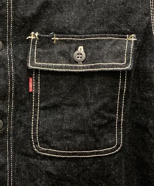 EIGHT G（エイトジー）EIGHT G (エイトジー) denim work shirt/デニム・ワーク・シャツ インディゴ サイズ:Mの古着・服飾アイテム