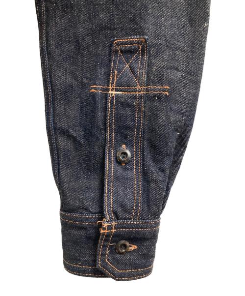 EIGHT G（エイトジー）EIGHT G (エイトジー) 13.5oz, LEFT HAND TWILL DENIM FARMER SHIRT インディゴ サイズ:38の古着・服飾アイテム