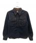 EIGHT G（エイトジー）の古着「13.5oz, LEFT HAND TWILL DENIM FARMER SHIRT」｜インディゴ