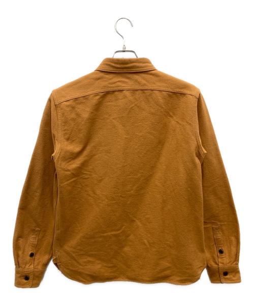 EIGHT G（エイトジー）EIGHT G (エイトジー) 10oz 無地フランネルワークシャツ ブラウン サイズ:Mの古着・服飾アイテム