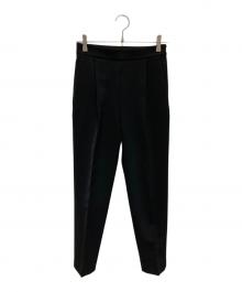 BALLSEY（ボールジィ）の古着「ドライダブルクロス フロントタックテーパードパンツ」｜ブラック