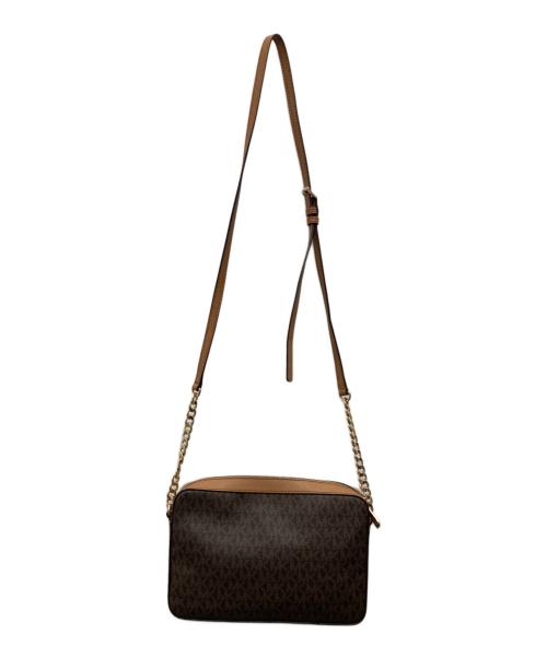 MICHAEL KORS（マイケルコース）MICHAEL KORS (マイケルコース) チェーンショルダーバッグ ブラウンの古着・服飾アイテム