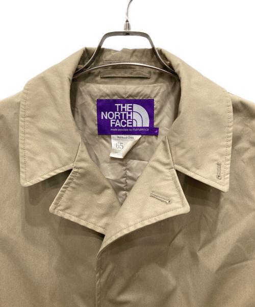 THE NORTHFACE PURPLELABEL（ザ・ノースフェイス パープルレーベル）THE NORTHFACE PURPLELABEL (ザ・ノースフェイス パープルレーベル) 65/35クロス ステンカラーコート ベージュ サイズ:Lの古着・服飾アイテム