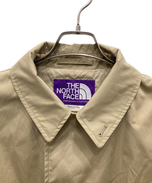 THE NORTHFACE PURPLELABEL（ザ・ノースフェイス パープルレーベル）THE NORTHFACE PURPLELABEL (ザ・ノースフェイス パープルレーベル) 65/35クロス ステンカラーコート ベージュ サイズ:Lの古着・服飾アイテム