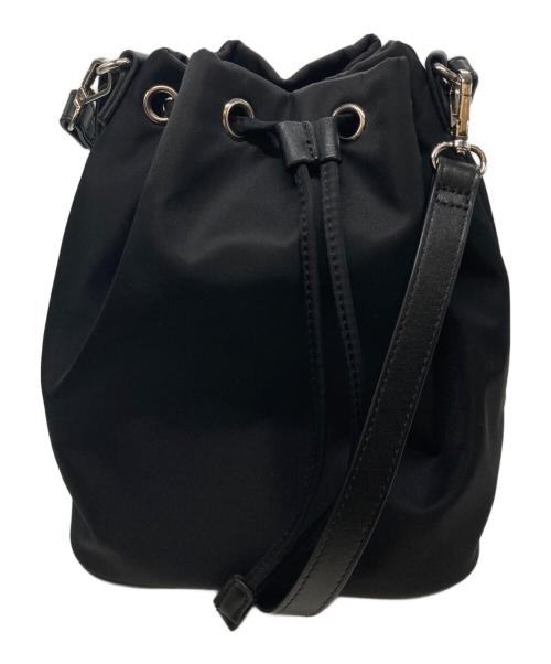uniqute（ユニキュート）uniqute (ユニキュート) Drawstring Bag/ドローストリング・バッグ ブラックの古着・服飾アイテム