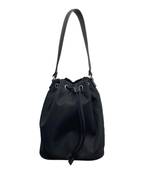 uniqute（ユニキュート）uniqute (ユニキュート) Drawstring Bag/ドローストリング・バッグ ブラックの古着・服飾アイテム