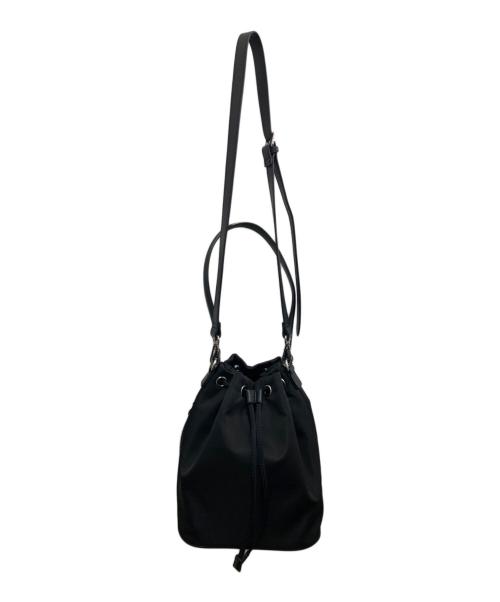 uniqute（ユニキュート）uniqute (ユニキュート) Drawstring Bag/ドローストリング・バッグ ブラックの古着・服飾アイテム