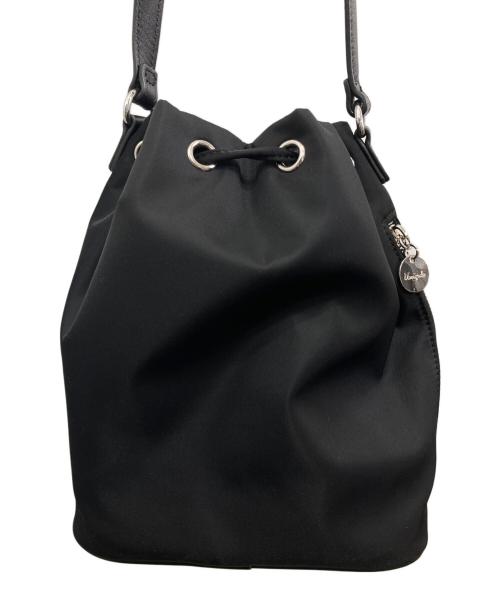 uniqute（ユニキュート）uniqute (ユニキュート) Drawstring Bag/ドローストリング・バッグ ブラックの古着・服飾アイテム