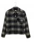 MONCLER（モンクレール）の古着「Zip-up overshirt/ジップアップ・オーバーシャツ」｜ホワイト×ブラック