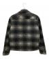 MONCLER (モンクレール) Zip-up overshirt/ジップアップ・オーバーシャツ ホワイト×ブラック サイズ:S 未使用品：70000円