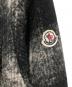中古・古着 MONCLER (モンクレール) Zip-up overshirt/ジップアップ・オーバーシャツ ホワイト×ブラック サイズ:S 未使用品：70000円