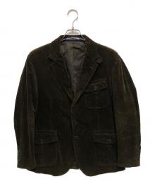 POLO RALPH LAUREN（ポロ・ラルフローレン）の古着「Polo Tailored Corduroy Suit Jacket」｜オリーブ