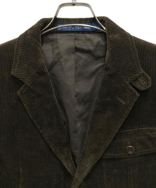 POLO RALPH LAUREN（ポロ・ラルフローレン）POLO RALPH LAUREN (ポロ・ラルフローレン) Polo Tailored Corduroy Suit Jacket オリーブ サイズ:42Sの古着・服飾アイテム