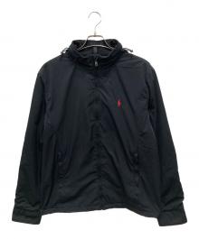 POLO RALPH LAUREN（ポロ・ラルフローレン）の古着「中綿ジップアップジャケット」｜ブラック