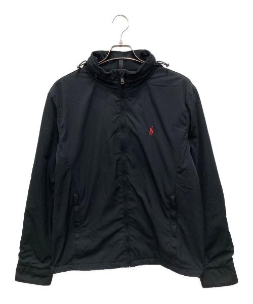 POLO RALPH LAUREN（ポロ・ラルフローレン）POLO RALPH LAUREN (ポロ・ラルフローレン) 中綿ジップアップジャケット ブラック サイズ:Mの古着・服飾アイテム