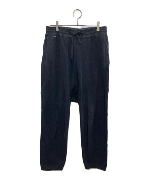 BYBORRE（バイボレ）BYBORRE (バイボレ) ニットイージーパンツ ブラックの古着・服飾アイテム