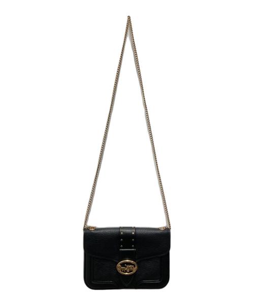 COACH（コーチ）COACH (コーチ) GEORGIE CROSSBODY WITH RIVETS/ジョージ クロスボディ ウィズ リベット ブラックの古着・服飾アイテム