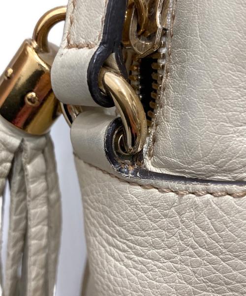 GUCCI（グッチ）GUCCI (グッチ) ソーホー ディスコ ショルダーバッグ アイボリーの古着・服飾アイテム