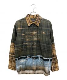 ADSB ANDERSSON BELL×ZARA（アンダースンベル×ザラ）の古着「rompe L'Oeil Print Shirt "Multicolor"/トロンプ・ルイユ・プリント・シャツ “マルチカラー”」｜マルチカラー