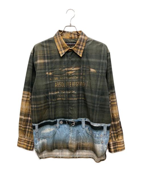 ADSB ANDERSSON BELL（アンダースンベル）ADSB ANDERSSON BELL (アンダースンベル) ZARA (ザラ) rompe L'Oeil Print Shirt 