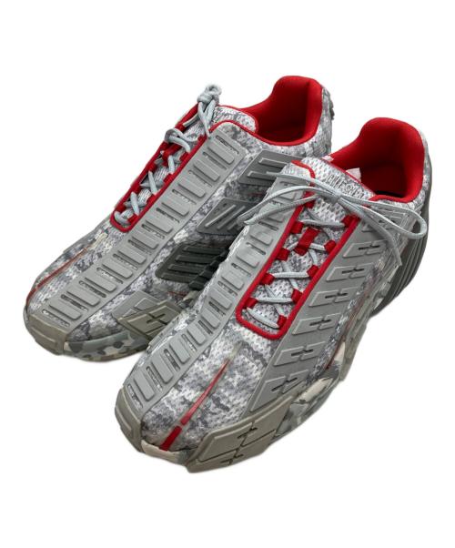 DIESEL（ディーゼル）DIESEL (ディーゼル) S-PROTOTYPE LOW/エス プロトタイプ ロー グレー×レッド サイズ:29.5の古着・服飾アイテム