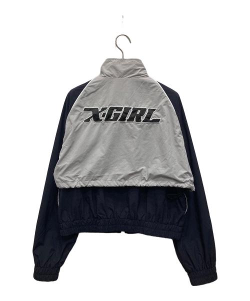 X-GIRL（エックスガール）X-girl (エックスガール) 3WAY トラックジャケット ネイビー×グレー サイズ:Sの古着・服飾アイテム