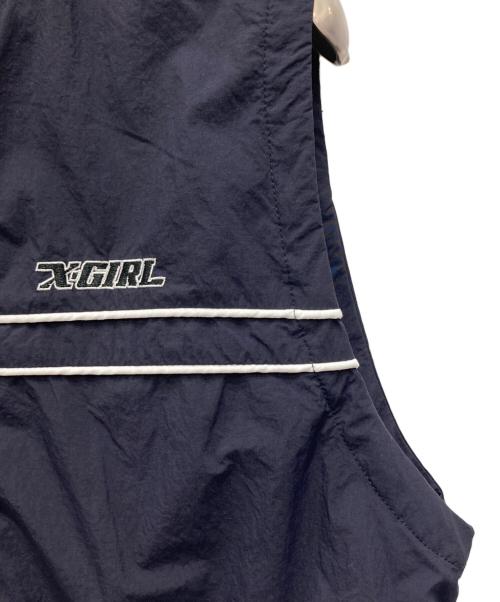 X-GIRL（エックスガール）X-girl (エックスガール) 3WAY トラックジャケット ネイビー×グレー サイズ:Sの古着・服飾アイテム