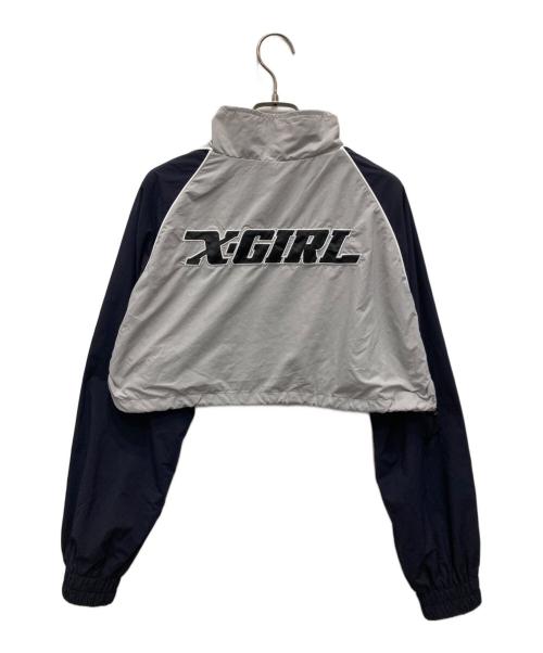 X-GIRL（エックスガール）X-girl (エックスガール) 3WAY トラックジャケット ネイビー×グレー サイズ:Sの古着・服飾アイテム