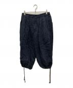 GROUND Yグラウンドワイ）の古着「LIGHT DONGGOROS BALLOON PANTS」｜ネイビー