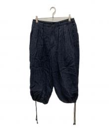 GROUND Y（グラウンドワイ）の古着「LIGHT DONGGOROS BALLOON PANTS」｜ネイビー
