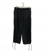 GROUND Yグラウンドワイ）の古着「Vintage Decyne Easy Balloon Pants」｜ブラック