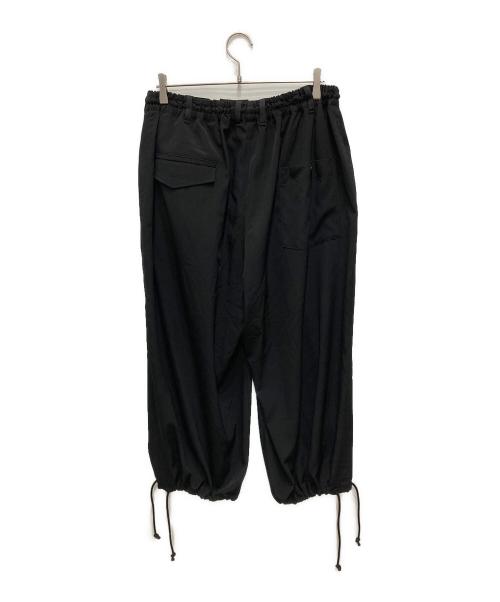 GROUND Y（グラウンドワイ）GROUND Y (グラウンドワイ) Vintage Decyne Easy Balloon Pants ブラック サイズ:3 未使用品の古着・服飾アイテム