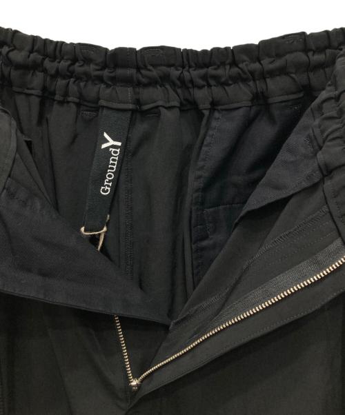 GROUND Y（グラウンドワイ）GROUND Y (グラウンドワイ) Vintage Decyne Easy Balloon Pants ブラック サイズ:3 未使用品の古着・服飾アイテム